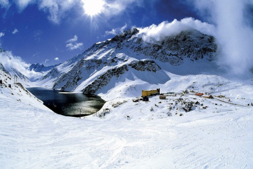 portillo ski area and lake